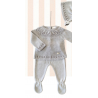 CONJUNTO PRIMERA PUESTA 3 PZAS. GRIS