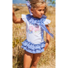 CONJUNTO CAMISETA C/SHORT-FALDITA PIGS