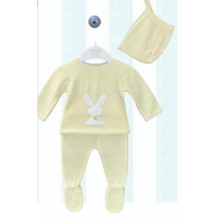 CONJUNTO PRIMERA PUESTA CONEJO AMARILLO