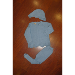 CONJUNTO 3PZAS PRIMERA PUESTA AZUL