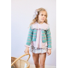 CONJUNTO BLUSA C/SHORT-FALDITA Y CHAQUETA VIENA