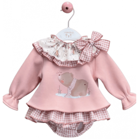 CONJUNTO SUDADERA C/SHORT-FALDITA DONATELLA OSITO