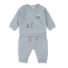 CONJUNTO SUDADERA C/PANTALÓN CELESTE PERRITO UNISEX