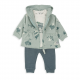 CONJUNTO CAMISETA-PANTALÓN-SUDADERA VERDE OVEJAS
