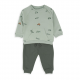 CONJUNTO SUDADERA C/PANTALÓN COCHES VERDE UNISEX
