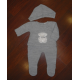 CONJUNTO 3PZAS. PRIMERA PUESTA OSITO GRIS