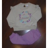 CONJUNTO SUDADERA C/JOGGING CRUDO-MORADO