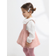 CONJUNTO BLUSA C/PETO-FALDA  ROSA