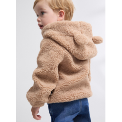 CHAQUETÓN PELO C/CAPUCHA ARENA UNISEX