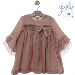 VESTIDO ROSA EMPOLVADO VUELO