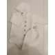CONJUNTO PRIMERA PUESTA CHAQUETA-POLAINA-CAPOTA BLANCO