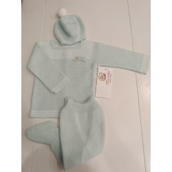 CONJUNTO PRIMERA PUESTA VERDEAGUA/BLANCO