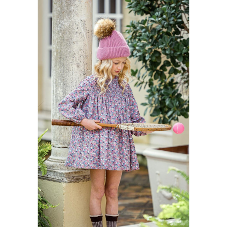 VESTIDO FLORES CACHEMIRA